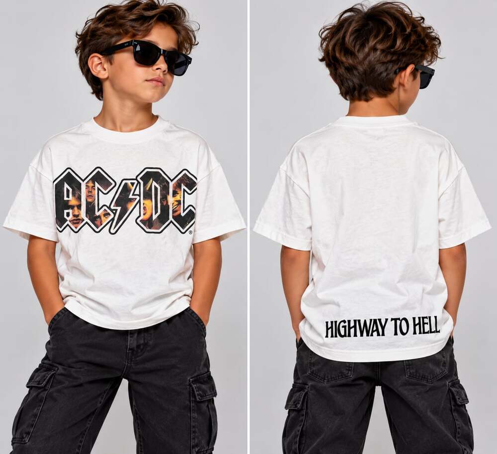 Cotton On Kids AC/DC Size 3 T-Shirt